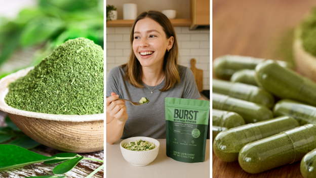 Moringa BURST Powder and Capsules