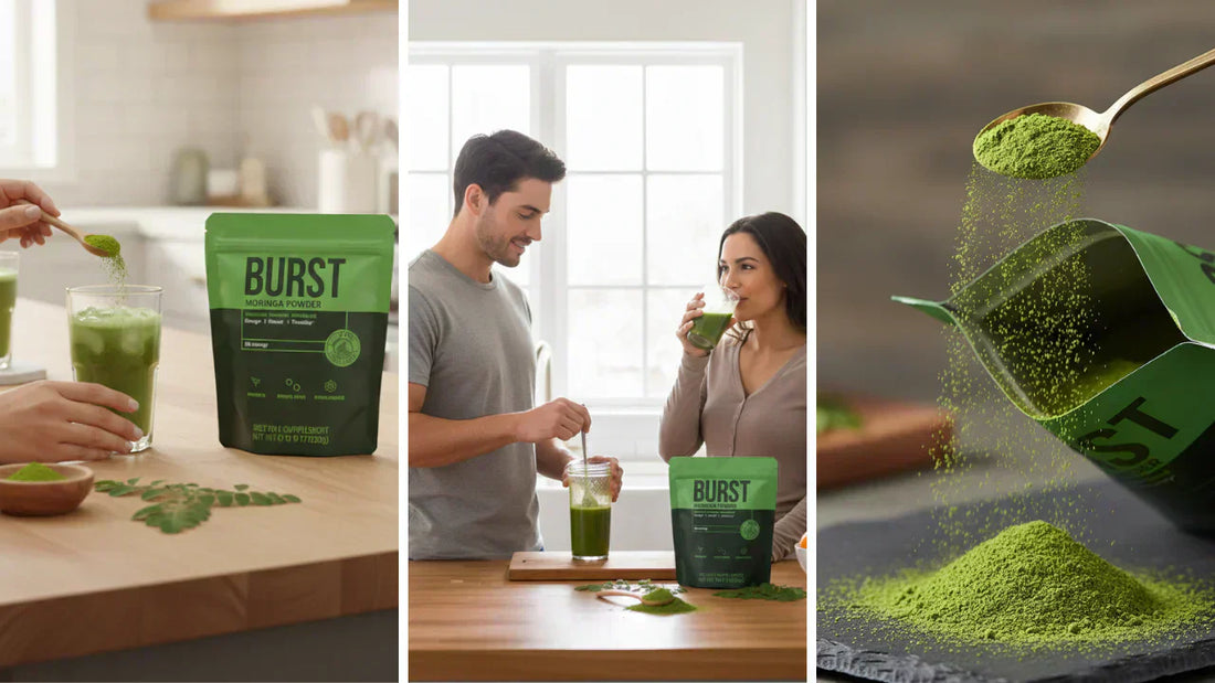 Moringa BURST in the morning vs the day