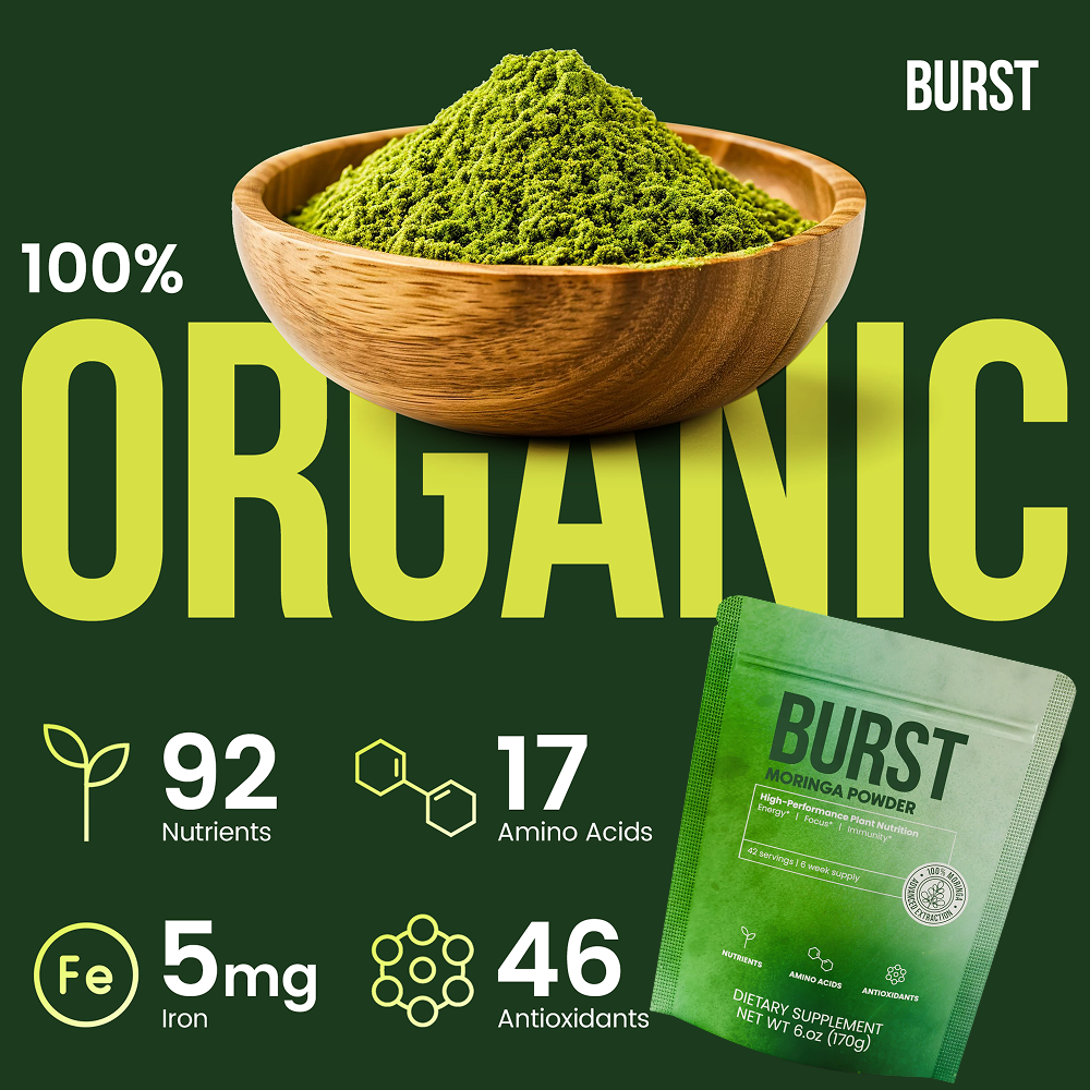 Moringa BURST Powder - 6 Week Supply