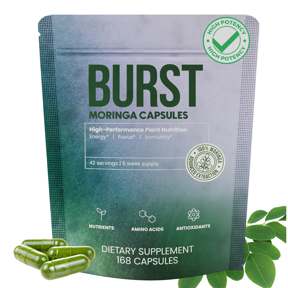 Moringa BURST Capsules - 6 Week Supply