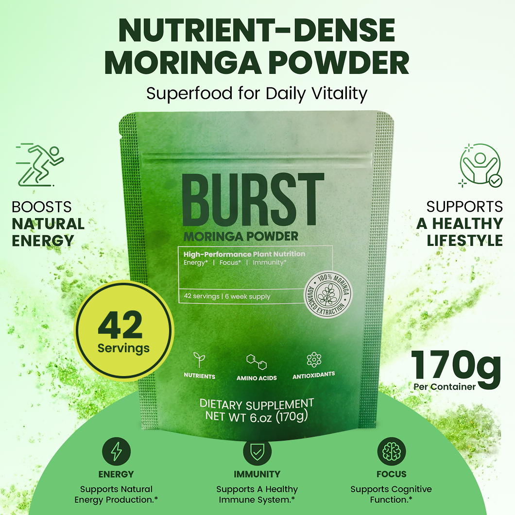 Moringa BURST Powder - 6 Week Supply